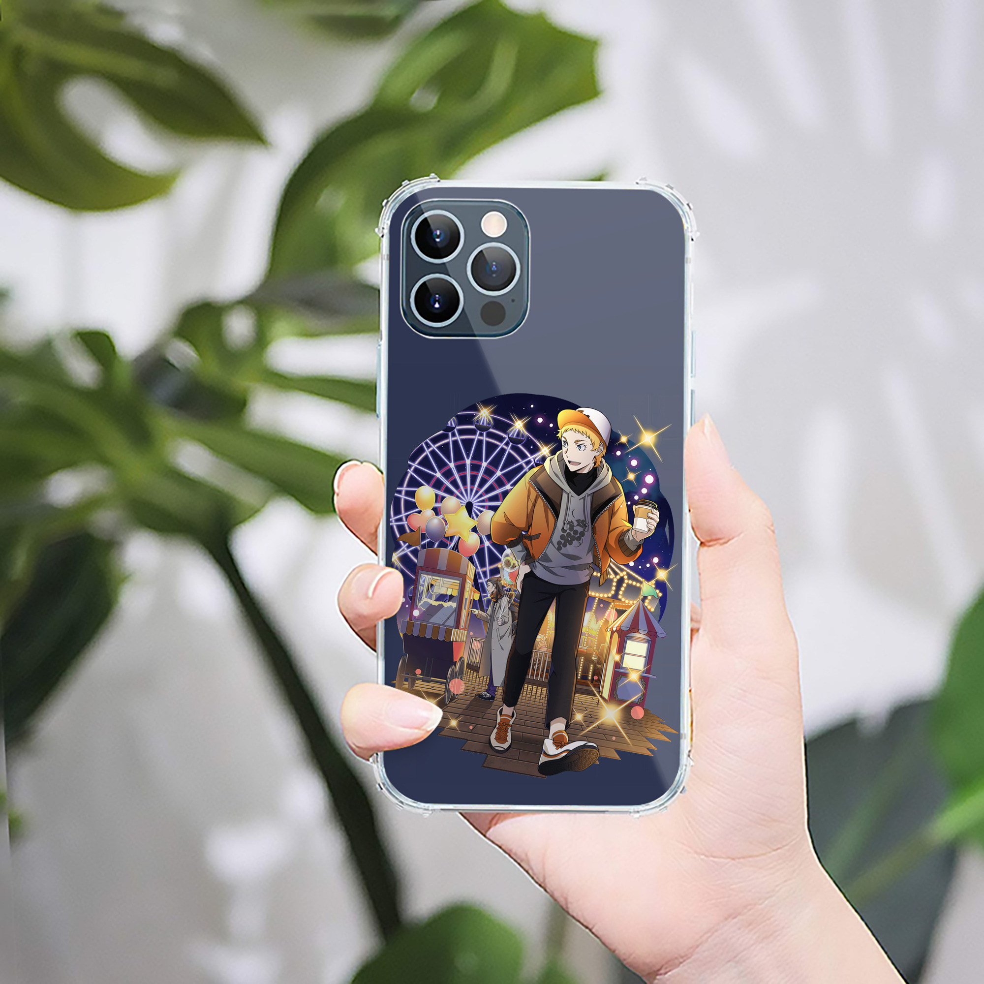 （画像用） 文豪ストレイドッグス Bungo Stray Dogs 【iPhone 12シリーズ対応】透明スマホケース（クリアソフトケース）